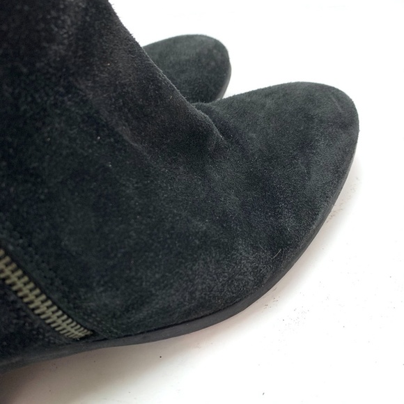 MIA EMERSON Genuine Leather Ankle Booties Black 10 - Picture 4 of 16